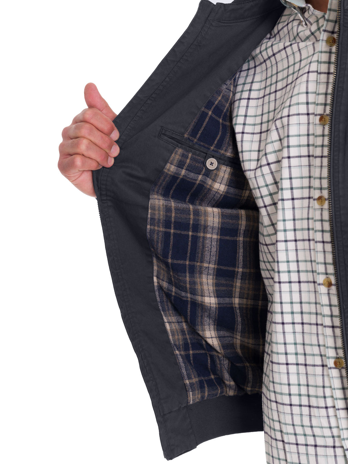 Chaqueta Algodón Orgánico Hombre Classic Azul Rockford