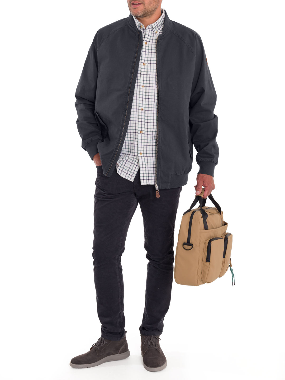 Chaqueta Algodón Orgánico Hombre Classic Azul Rockford