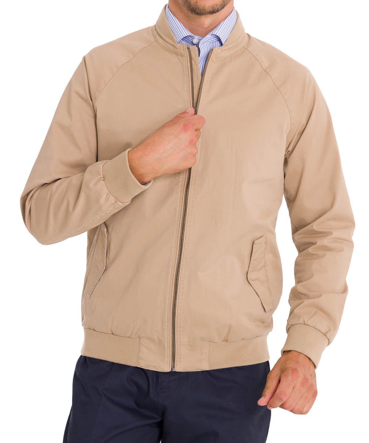 Chaqueta Algodón Orgánico Hombre Classic Beige Rockford