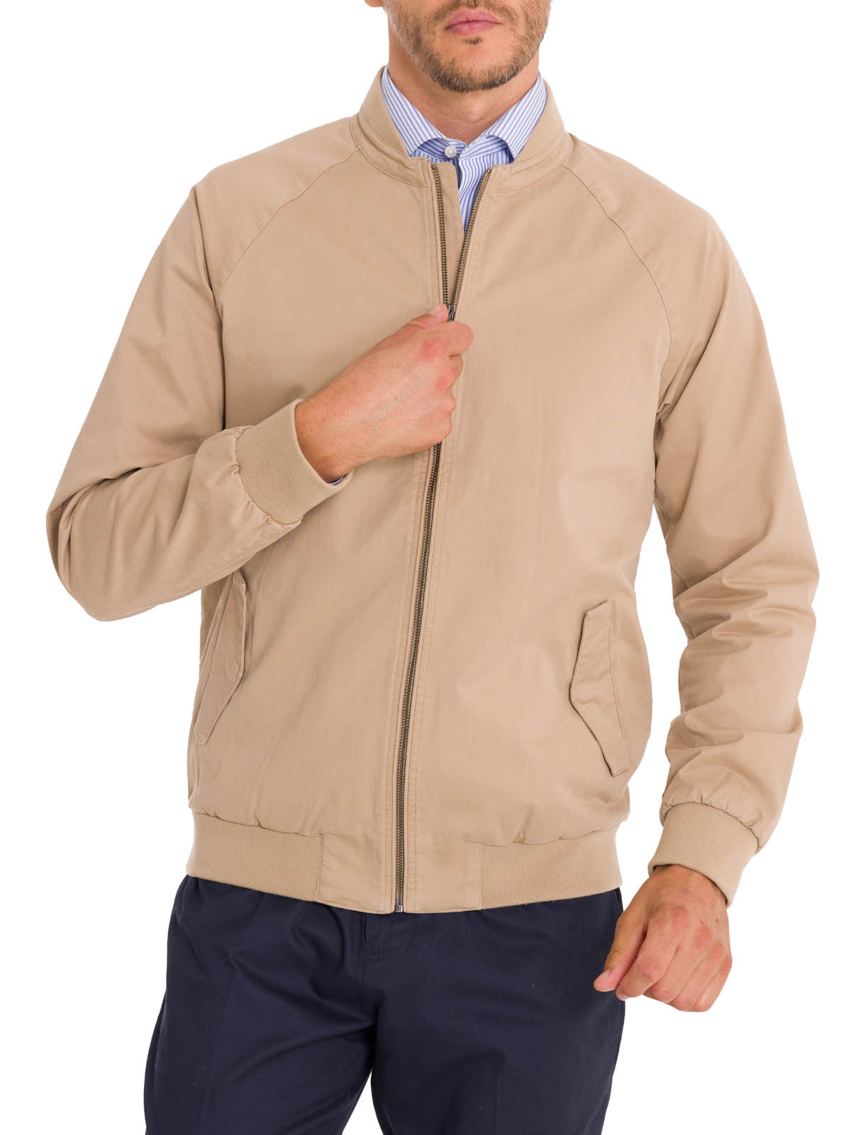 Chaqueta Algodón Orgánico Hombre Classic Beige Rockford