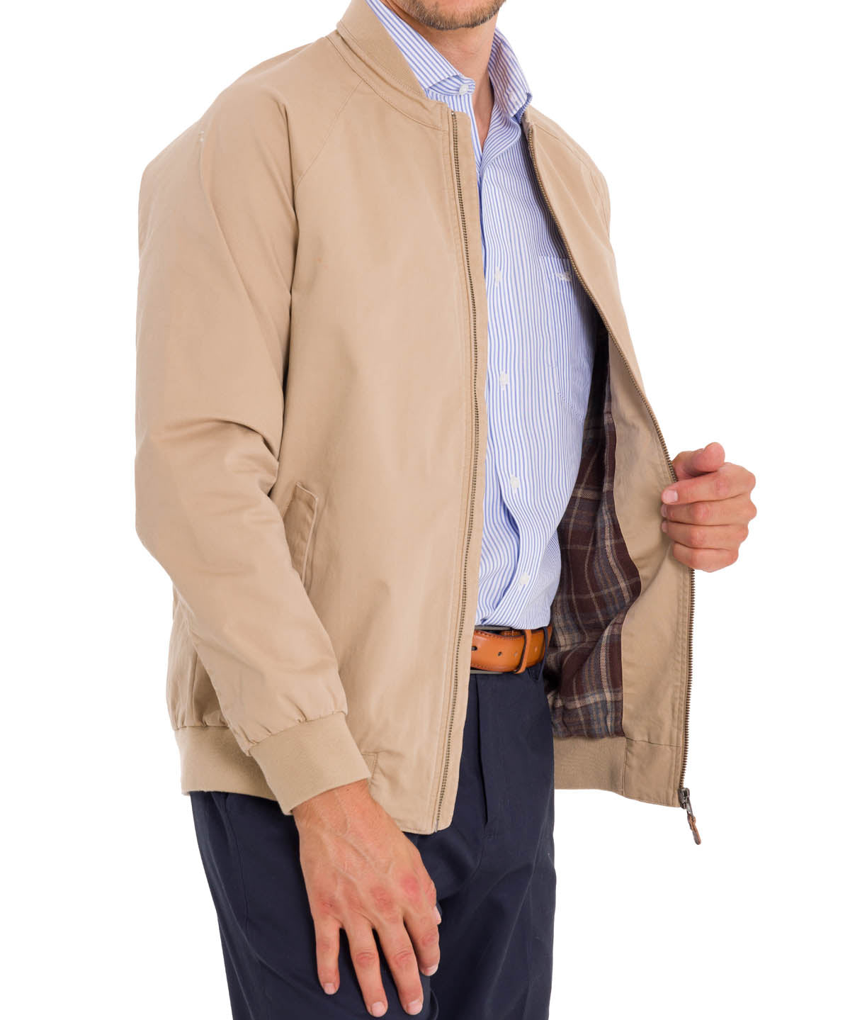 Chaqueta Algodón Orgánico Hombre Classic Beige Rockford