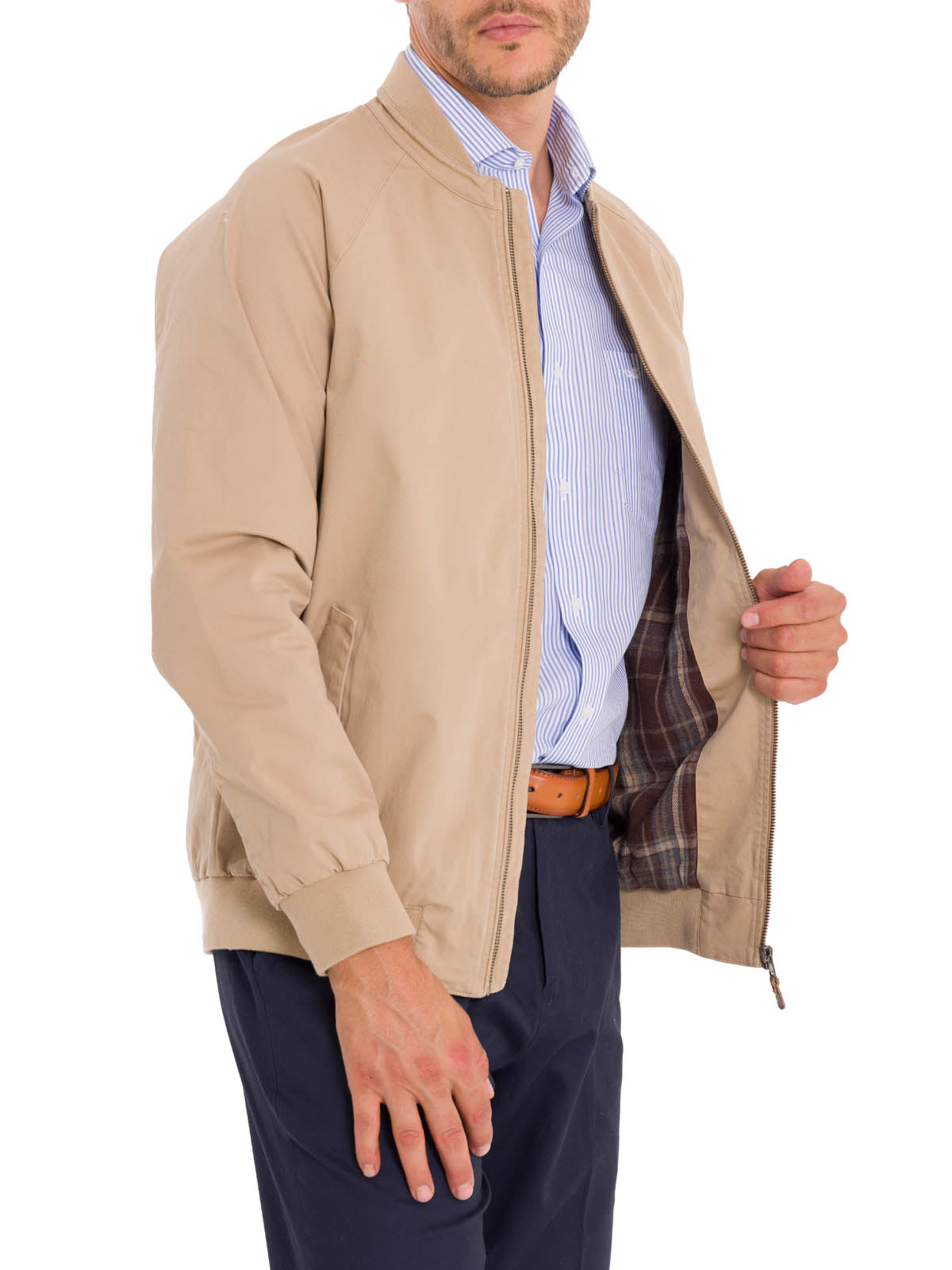 Chaqueta Algodón Orgánico Hombre Classic Beige Rockford