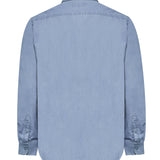 Camisa Algodón Orgánico Hombre Chambray Azul Rockford