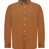 Camisa Algodón Orgánico Hombre Corduroy Café Rockford