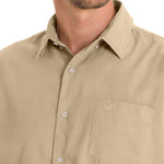 Camisa Algodón Orgánico Hombre Corduroy Beige Rockford