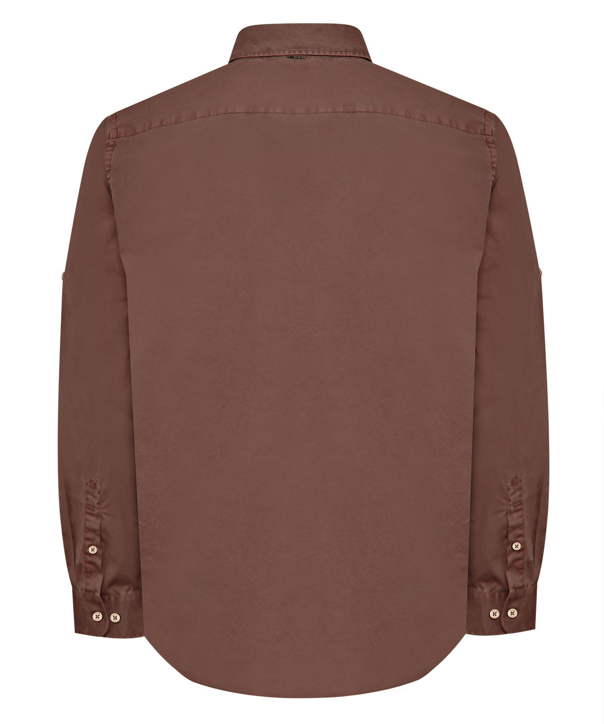 Camisa Algodón Orgánico Hombre Leeds Burdeo Rockford