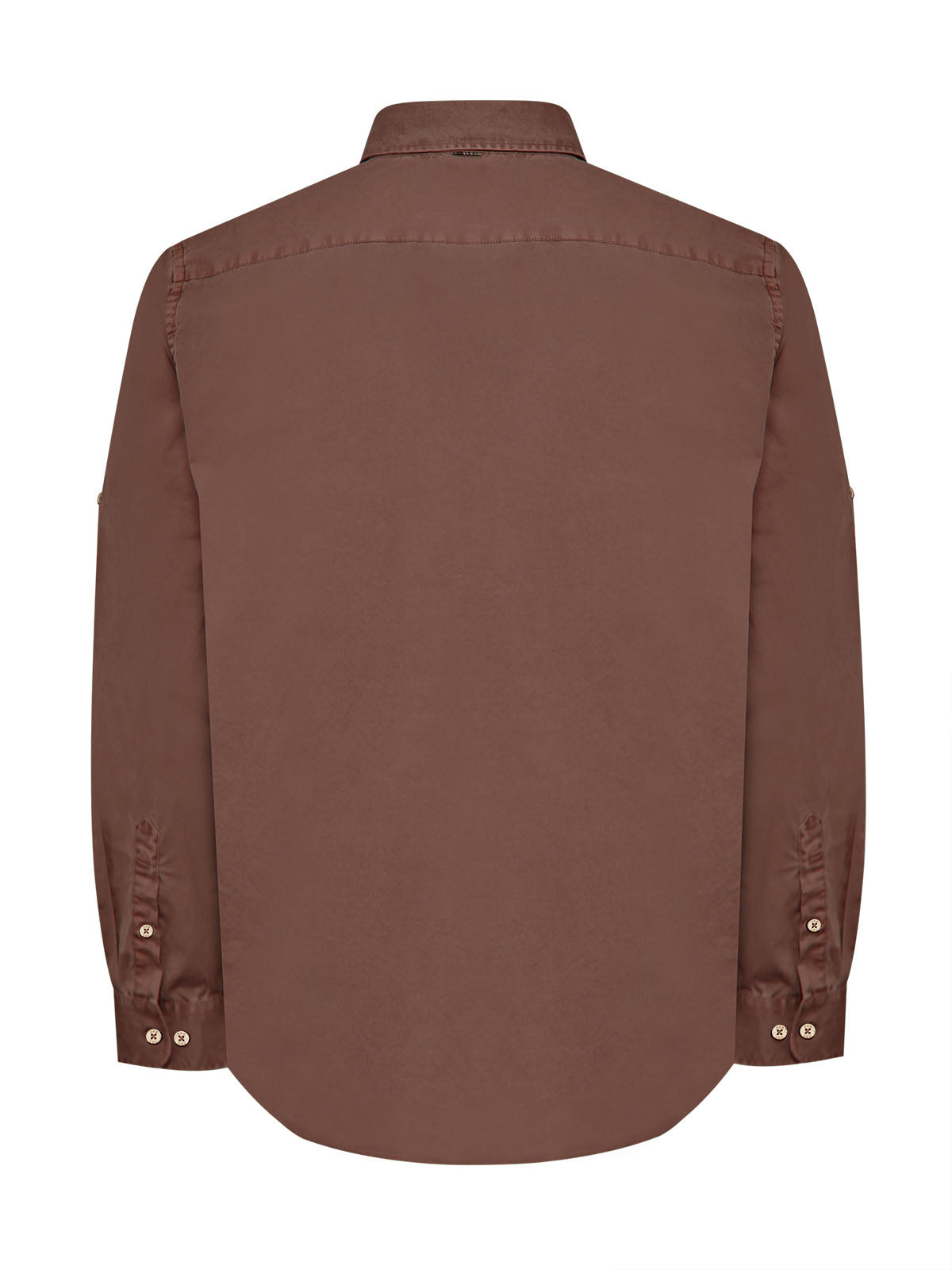 Camisa Algodón Orgánico Hombre Leeds Burdeo Rockford