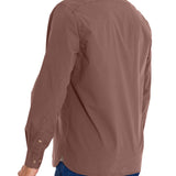 Camisa Algodón Orgánico Hombre Leeds Burdeo Rockford