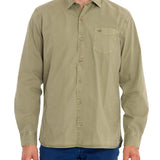 Camisa Algodón Orgánico Hombre Leeds Verde Rockford