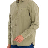 Camisa Algodón Orgánico Hombre Leeds Verde Rockford
