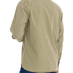 Camisa Algodón Orgánico Hombre Leeds Verde Rockford