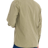 Camisa Algodón Orgánico Hombre Leeds Verde Rockford