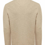Polera Algodón Orgánico Hombre Wafle Beige Rockford