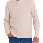 Polera Algodón Orgánico Hombre Wafle Beige Rockford
