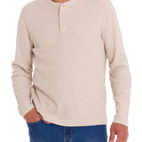 Polera Algodón Orgánico Hombre Wafle Beige Rockford