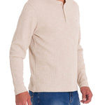 Polera Algodón Orgánico Hombre Wafle Beige Rockford