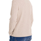 Polera Algodón Orgánico Hombre Wafle Beige Rockford