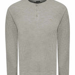 Polera Algodón Orgánico Hombre Wafle Gris Rockford