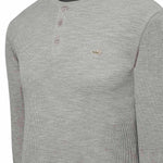 Polera Algodón Orgánico Hombre Wafle Gris Rockford
