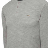 Polera Algodón Orgánico Hombre Wafle Gris Rockford