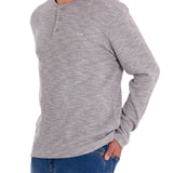 Polera Algodón Orgánico Hombre Wafle Gris Rockford