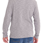 Polera Algodón Orgánico Hombre Wafle Gris Rockford