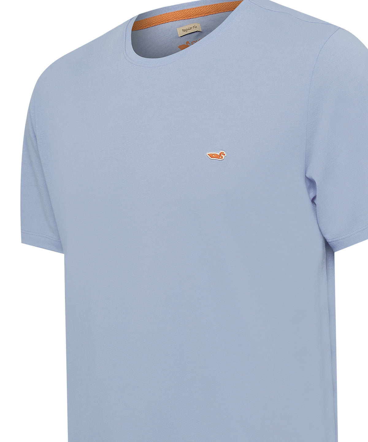 Polera Algodón Orgánico Hombre Native Celeste Rockford