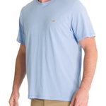 Polera Algodón Orgánico Hombre Native Celeste Rockford