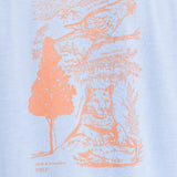 Polera Algodón Orgánico Hombre Native Celeste Rockford