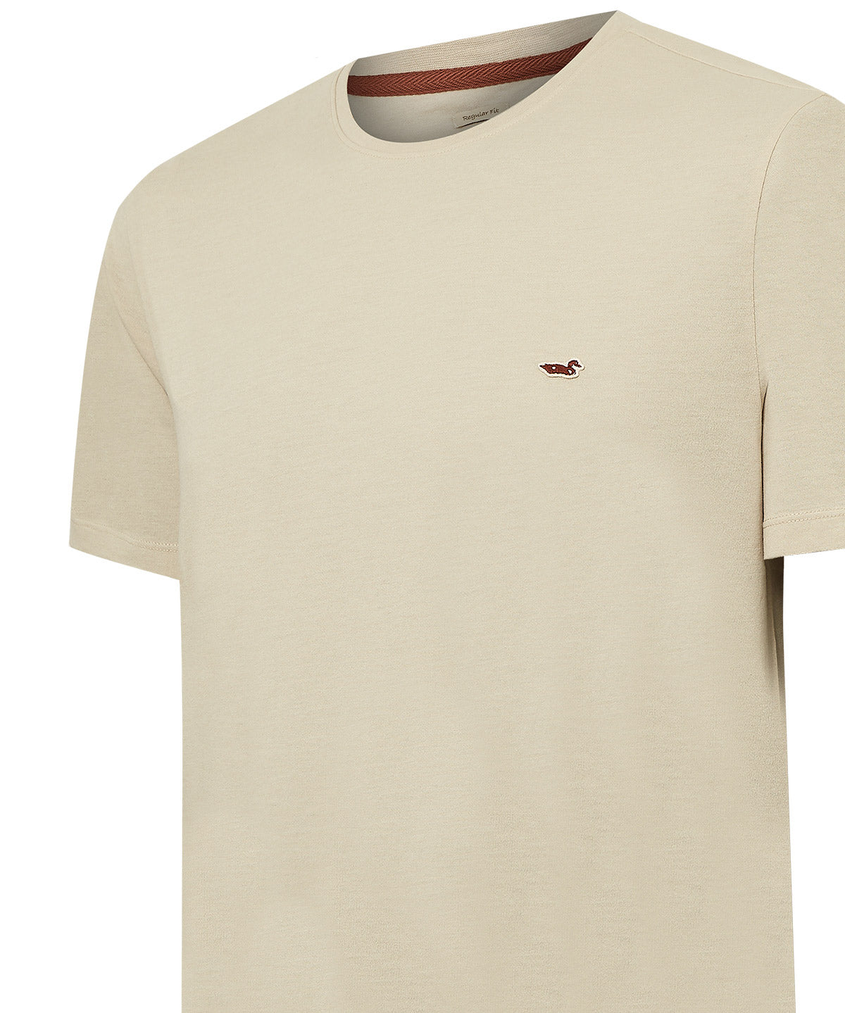 Polera Algodón Orgánico Hombre Native Beige Rockford