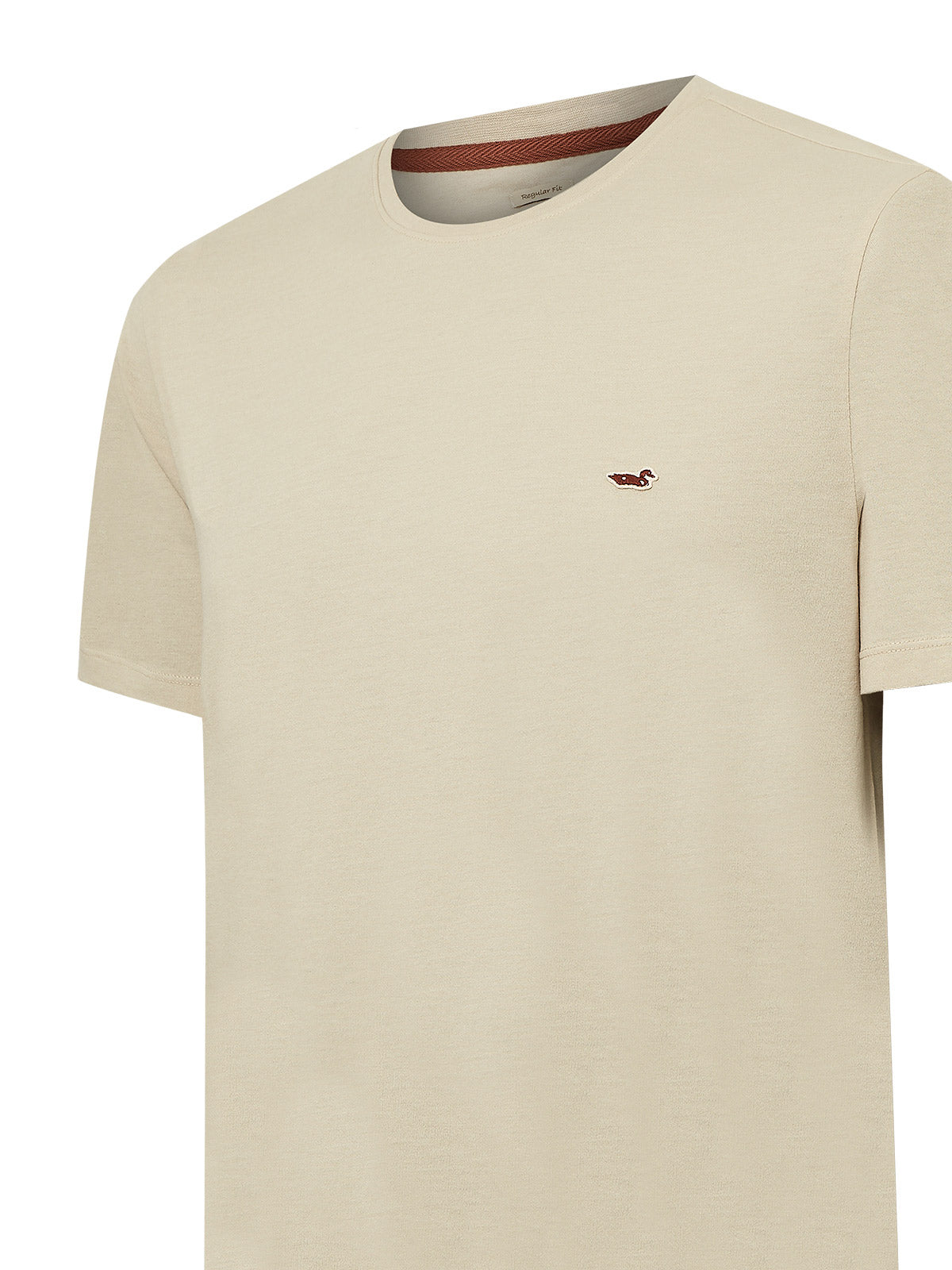 Polera Algodón Orgánico Hombre Native Beige Rockford