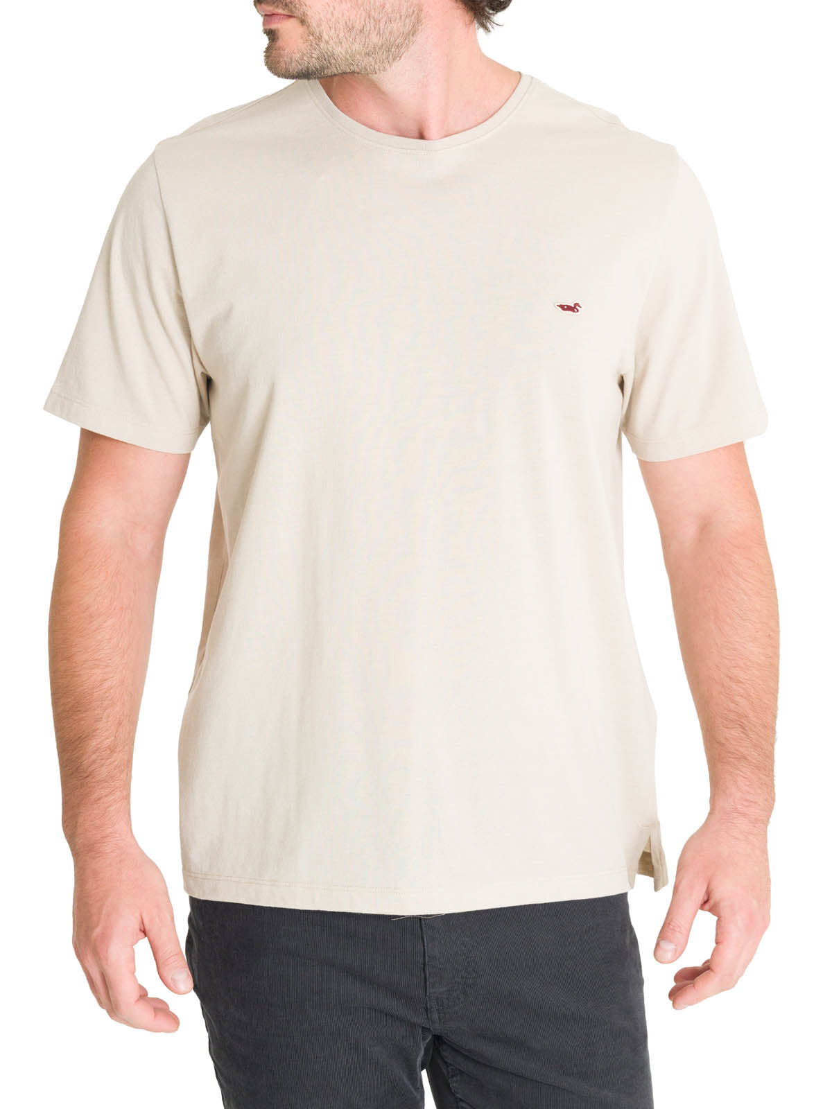 Polera Algodón Orgánico Hombre Native Beige Rockford