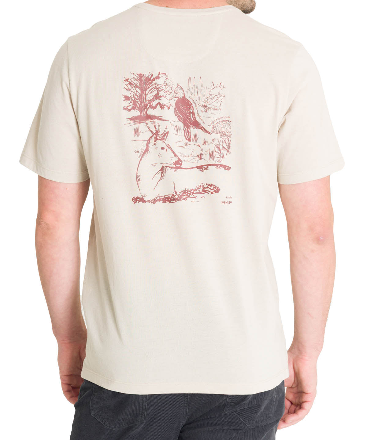 Polera Algodón Orgánico Hombre Native Beige Rockford