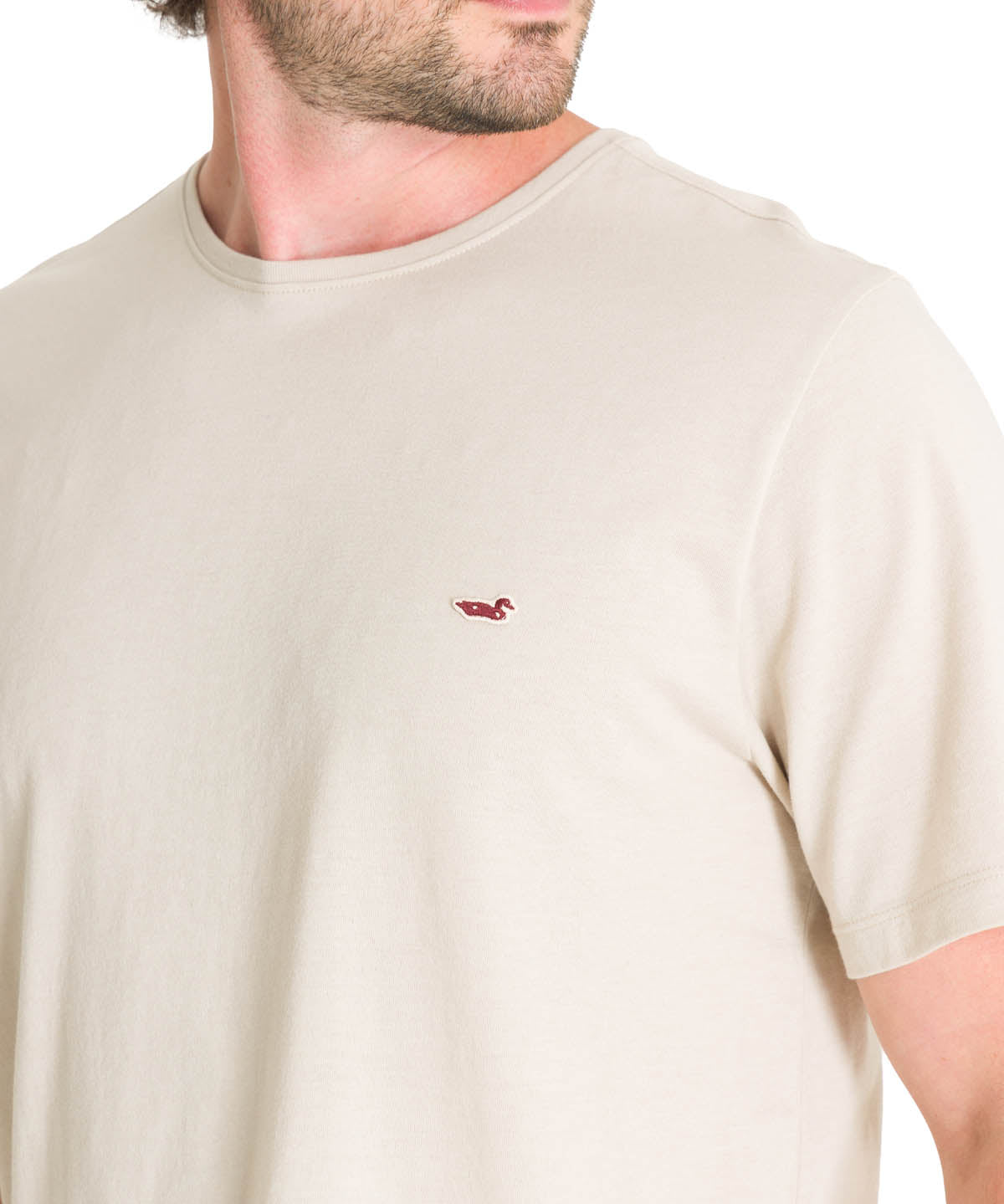 Polera Algodón Orgánico Hombre Native Beige Rockford