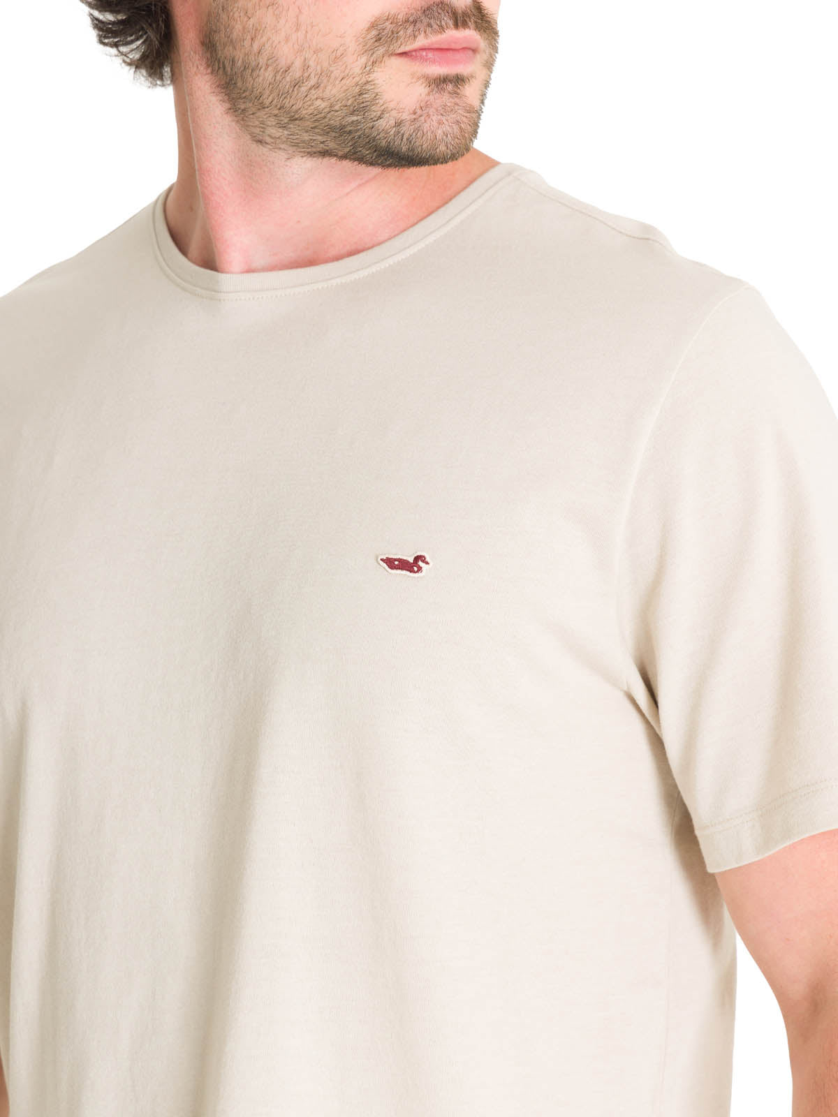 Polera Algodón Orgánico Hombre Native Beige Rockford