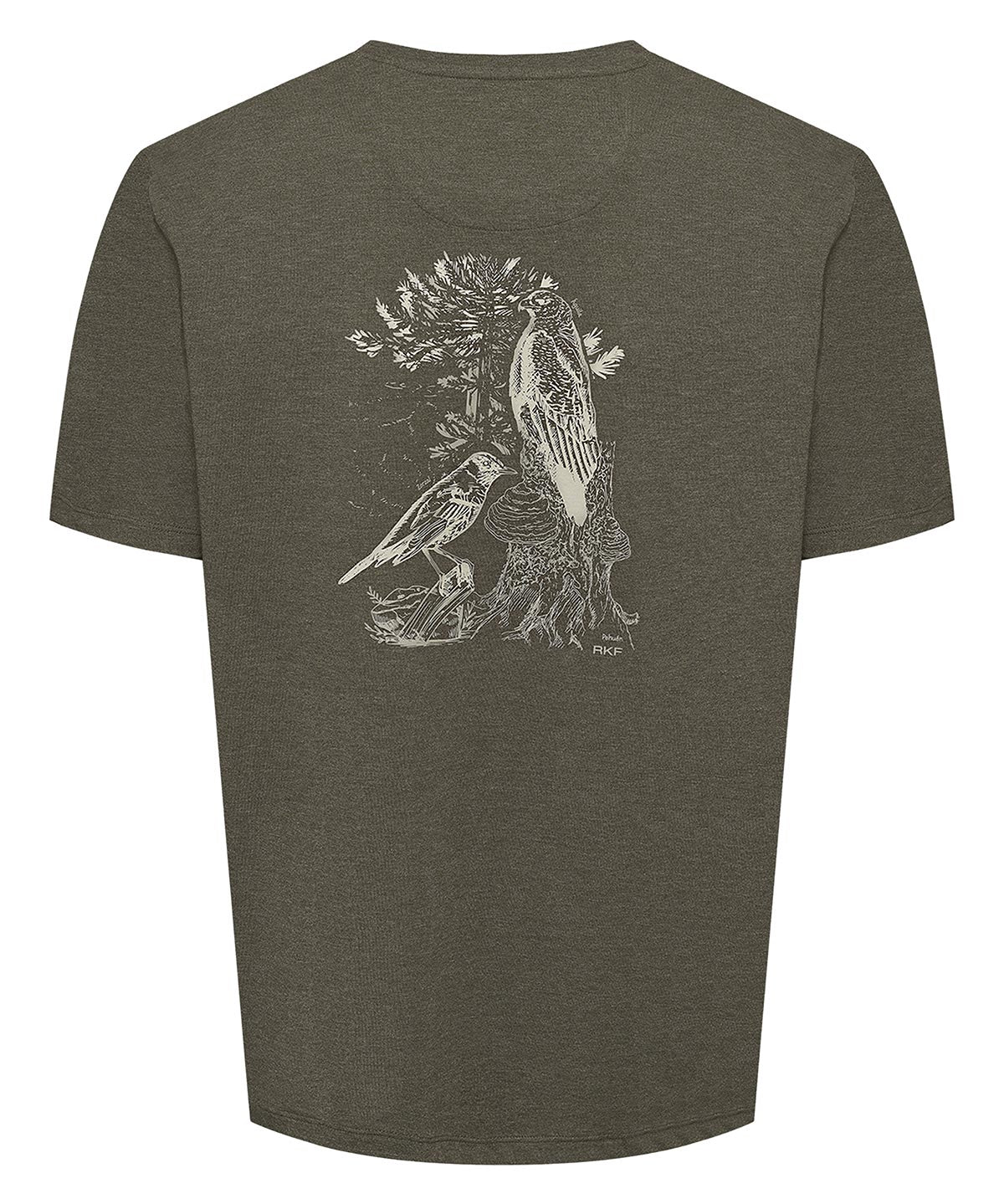 Polera Algodón Orgánico Hombre Native Verde Rockford