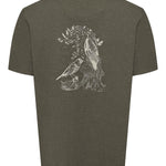 Polera Algodón Orgánico Hombre Native Verde Rockford