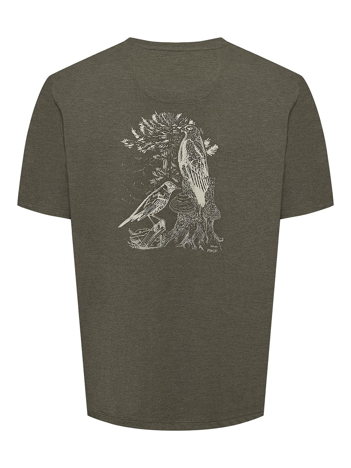 Polera Algodón Orgánico Hombre Native Verde Rockford