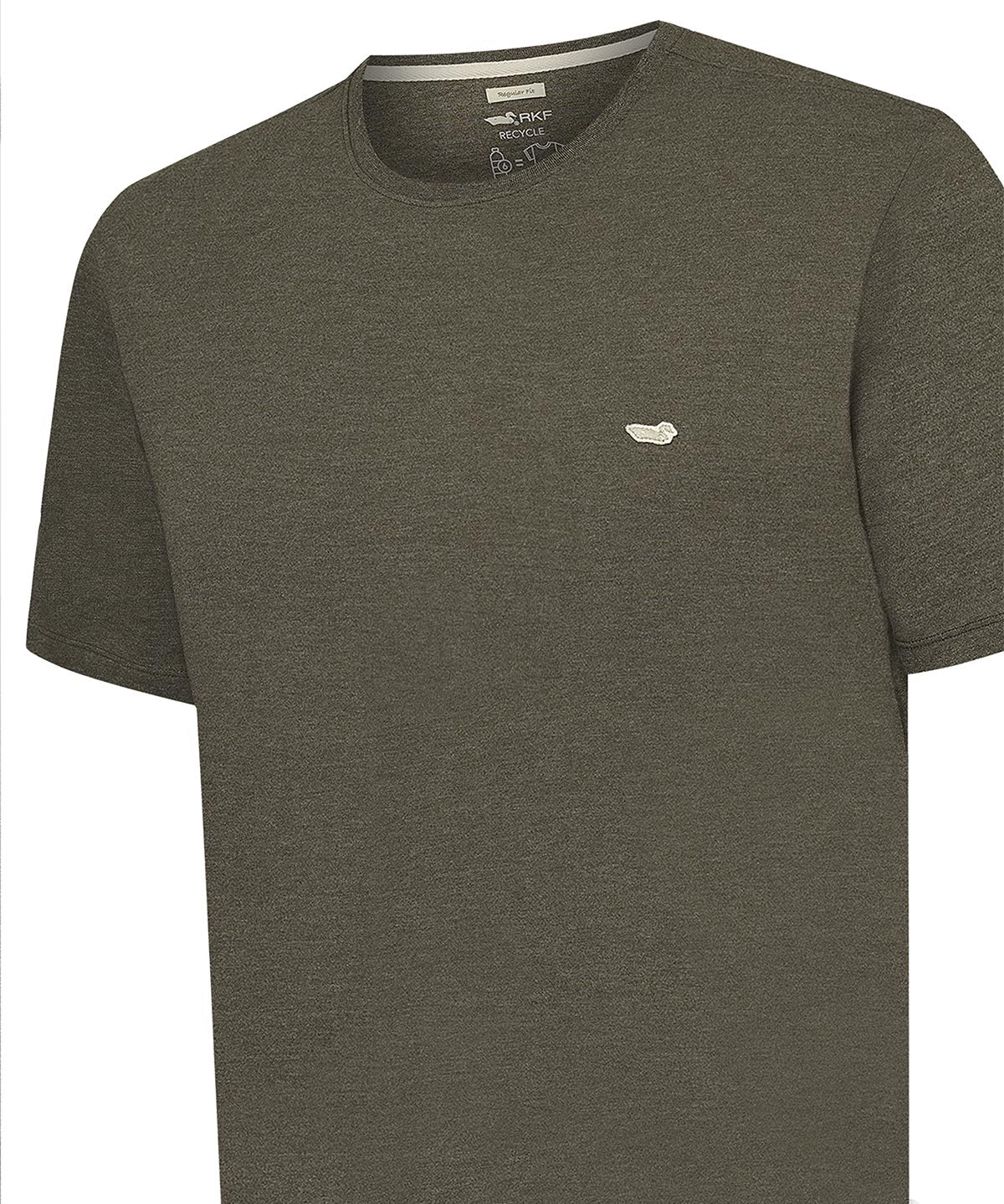 Polera Algodón Orgánico Hombre Native Verde Rockford