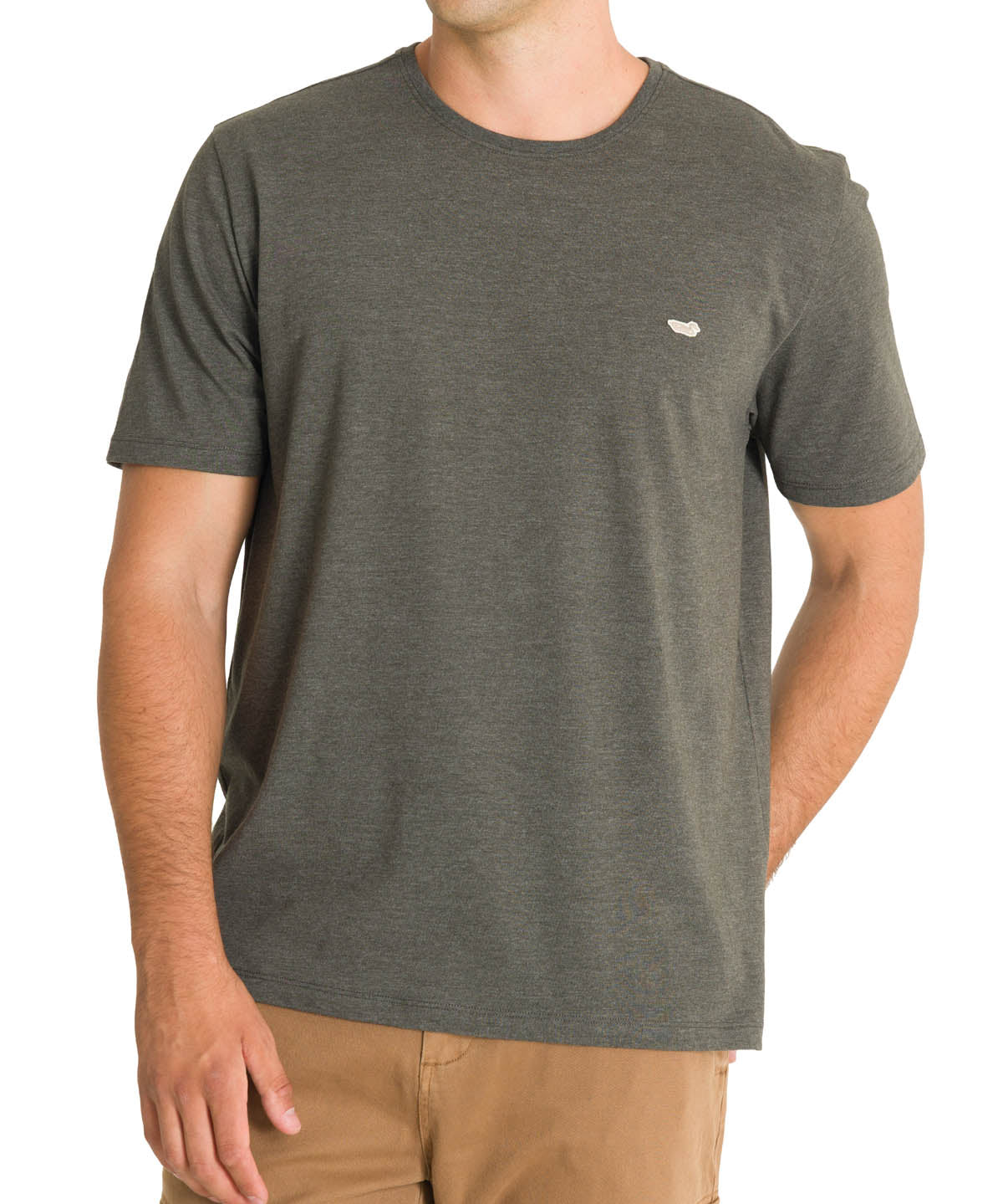 Polera Algodón Orgánico Hombre Native Verde Rockford