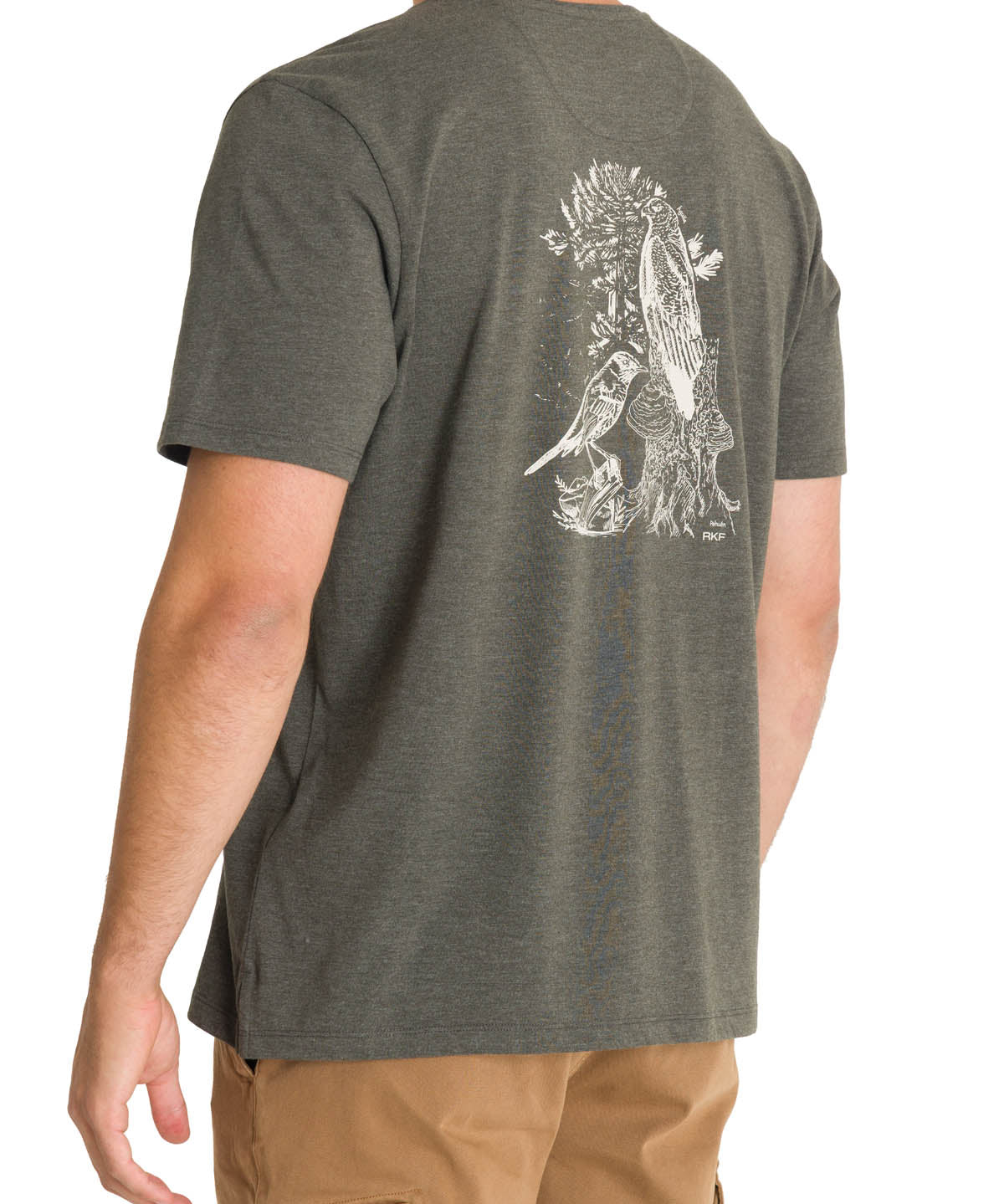 Polera Algodón Orgánico Hombre Native Verde Rockford