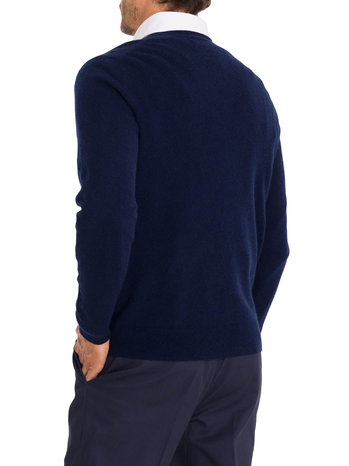 Sweater Cashmere Hombre Cash But Azul Rockford