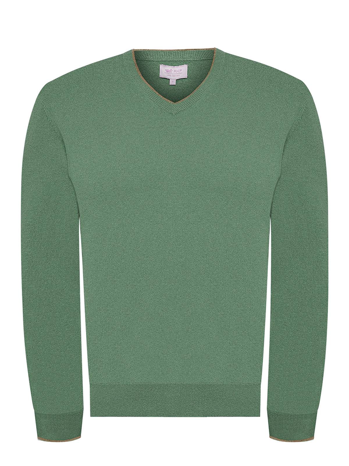 Sweater Cashmere Hombre Cash V Verde Rockford