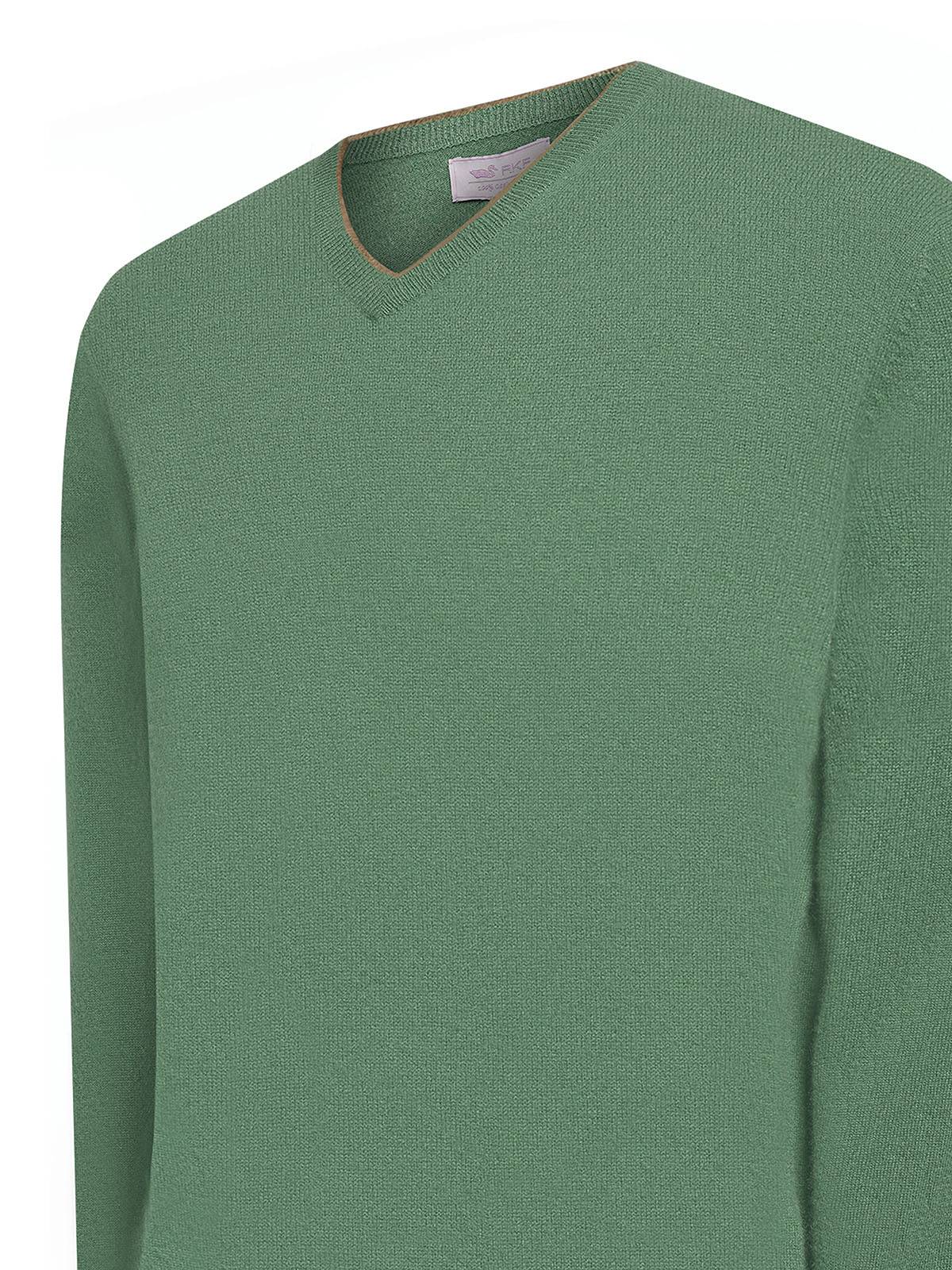 Sweater Cashmere Hombre Cash V Verde Rockford