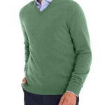 Sweater Cashmere Hombre Cash V Verde Rockford