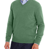 Sweater Cashmere Hombre Cash V Verde Rockford