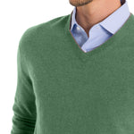 Sweater Cashmere Hombre Cash V Verde Rockford