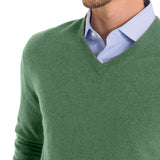 Sweater Cashmere Hombre Cash V Verde Rockford