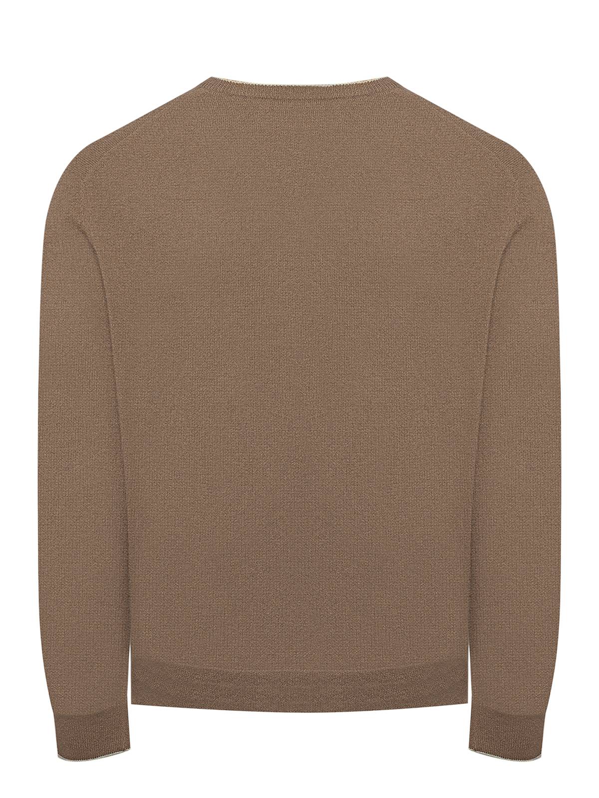 Sweater Cashmere Hombre Cash V Café Rockford