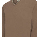 Sweater Cashmere Hombre Cash V Café Rockford